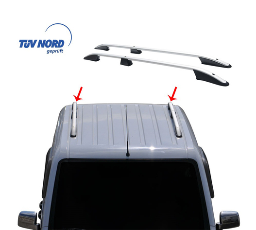 ΜΠΑΡΕΣ ΟΡΟΦΗΣ ΓΙΑ FORD TRANSIT CONNECT 02-14 ΠΑΡΑΛΛΗΛΕΣ ΑΛΟΥΜΙΝΙΟΥ L1 ΑΣΗΜΙ