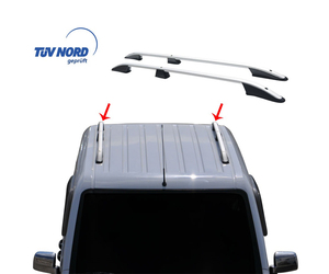 ΜΠΑΡΕΣ ΟΡΟΦΗΣ ΓΙΑ FORD TRANSIT CONNECT 02-14 ΠΑΡΑΛΛΗΛΕΣ ΑΛΟΥΜΙΝΙΟΥ L1 ΑΣΗΜΙ