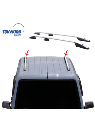 ΜΠΑΡΕΣ ΟΡΟΦΗΣ ΓΙΑ FORD TRANSIT CONNECT 02-14 ΠΑΡΑΛΛΗΛΕΣ ΑΛΟΥΜΙΝΙΟΥ L1 ΑΣΗΜΙ