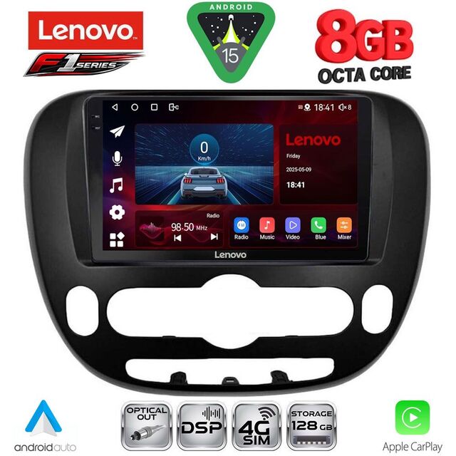 LENOVO SSR 10321_CPA (9inc) MULTIMEDIA TABLET for KIA SOUL mod. 2013-2019