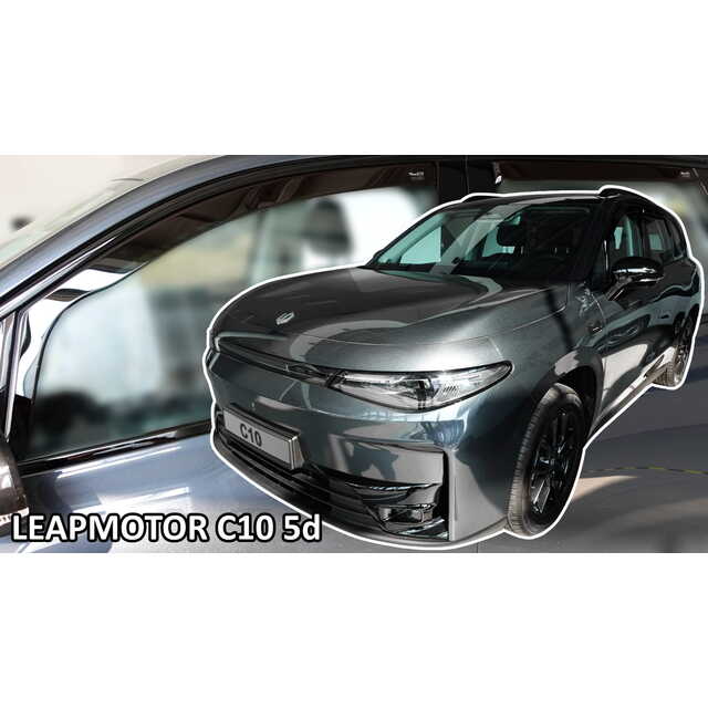 Heko - Ανεμοθραύστες Παραθύρων Για Leapmotor C10 2024 > 5πορτο υλικό Acrylic Χρώμα Φιμέ - 4 τεμ. (ΑΝΕΜ.SET29122)