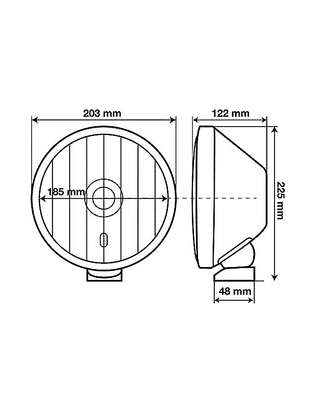 ΠΡΟΒΟΛΕΑΣ X-TRE 12/24V H1 55W+T4W