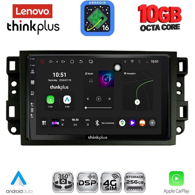 LENOVO LTM 11069A_CPA (10inc) MULTIMEDIA TABLET for GMC ALL mod. 2004-2012