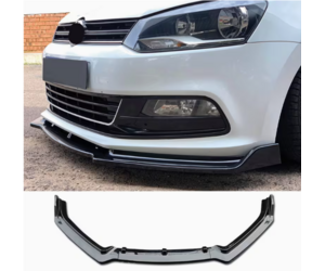 Lip spoiler πλαστικό μαύρο γυαλιστερό - Vw Polo (2009-2017)