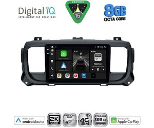 DIGITAL IQ BXK 20729_CPAA (9inc) MULTIMEDIA TABLET for CITROEN JUMPY-SPACETOURER – PEUGEOT EXPERT-TRAVELLER - TOYOTA PROACE mod.2016-2026
