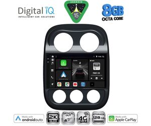 DIGITAL IQ BXK 20277_CPAA (10inc) MULTIMEDIA TABLET for JEEP COMPASS - PATRIOT mod. 2007-2016