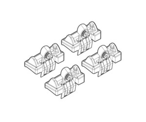 ΑΚΡΑ ΓΙΑ ΜΠΑΡΕΣ NORDRIVE ΓΙΑ BMW X5 05/00-02/07 KIT