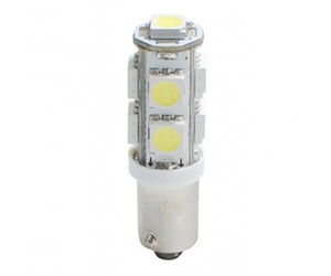 T4W 12V 2,16W BA9s (ΜΙΝΙΟΝ) LED 9xSMD5050 ΛΕΥΚΟ BLISTER 2ΤΕΜ. M-TECH
