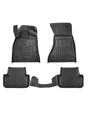 Race Axion - Πατάκια Για Audi A4 (B8) 2007-2015 4πορτο/5πορτο Λάστιχο Σκαφάκια Προστατευτικά Με Κουμπώματα για Επιβατικά Αυτοκίνητα - 5 τεμ. (5030045/ST)