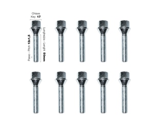 ΜΠΟΥΛΟΝΙΑ ΚΩΝΙΚΑ 12χ1,5 50mm (17) 10ΤΕΜ.