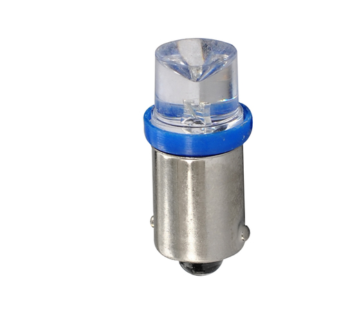 T4W 12V 0,29W BA9s (ΜΙΝΙΟΝ) LED 1xFlux 8mm ΜΠΛΕ 1ΤΕΜ.