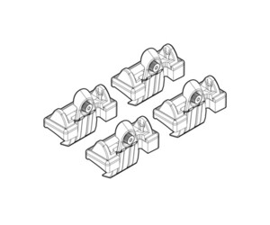 ΑΚΡΑ ΓΙΑ ΜΠΑΡΕΣ NORDRIVE ΓΙΑ AUDI A3 SPORTBACK 09/04-10/12 KIT