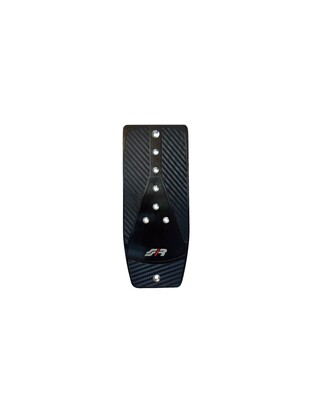 ΤΕΜΠΕΛΗΣ ΠΟΔΙΟΥ CARBON LOOK ΜΑΥΡΟ ΑΛΟΥΜΙΝΙΟΥ  SIMONI RACING - 1 TEM