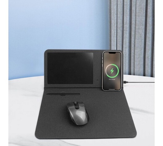MOUSEPAD ΜΕ ΑΣΥΡΜΑΤΗ ΦΟΡΤΙΣΗ & LCD ΠΛΑΚΕΤΑ ΣΗΜΕΙΩΣΕΩΝ YS-05308
