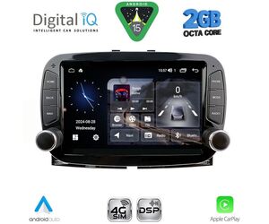 DIGITAL IQ BLF 398_CPA (7" DECK) MULTIMEDIA SYSTEM for FIAT 500 mod. 2016-2025