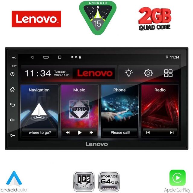 LENOVO LVD 296_CPA (7″_DECK) MULTIMEDIA 2DIN