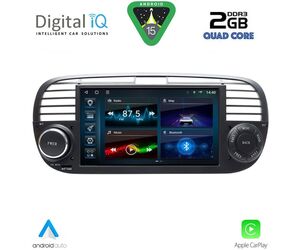 DIGITAL IQ BLD 265BL_CPA (7" DECK) MULTIMEDIA SYSTEM for FIAT 500 mod. 2007-2015 (BLACK)