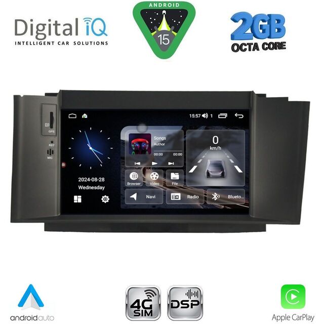DIGITAL IQ MSF 341_CPA (7” DECK) MULTIMEDIA SYSTEM for CITROEN C4 mod. 2011-2018