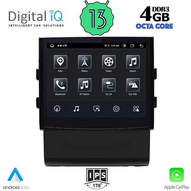 DIGITAL IQ TOP 638_CPA (8.4inc) (PCM 3.1) MULTIMEDIA SYSTEM for PORSCHE MACAN mod. 2014-2016