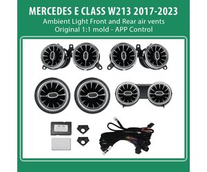 DIQ AMBIENT 8W213I MERCEDES E AIR VENTS (Digital iQ Turbine Air Vent Ambient Light Kit MERCEDES CLASS W213 mod. 2017-2020)