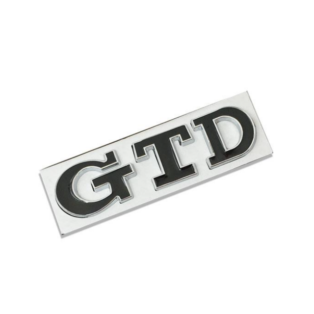 Αυτοκόλλητο μεταλλικό ανάγλυφο μαύρο - GTD