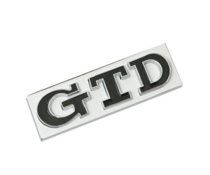 Αυτοκόλλητο μεταλλικό ανάγλυφο μαύρο - GTD