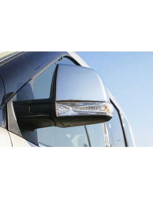 ΚΑΠΑΚΙΑ ΚΑΘΡΕΠΤΩΝ ΓΙΑ FIAT DOBLO II MVN 2010+OPEL COMBO D MVN 2012 + ΧΡΩΜΙΟ 2 ΤΕΜ. ΜΕΤΑΛΛΙΚΑ