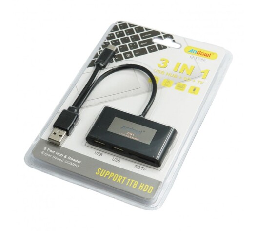 3 ΣΕ 1 USB UB + SD + TF ANDOWL AN-Q-JC86