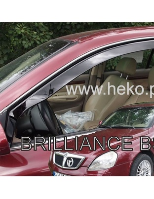ΑΝΕΜΟΘΡΑΥΣΤΕΣ ΓΙΑ BRILLIANCE BS6 4D 2000-2010 ΖΕΥΓΑΡΙ ΑΠΟ ΕΥΚΑΜΠΤΟ ΦΙΜΕ ΠΛΑΣΤΙΚΟ HEKO - 2 ΤΕΜ.