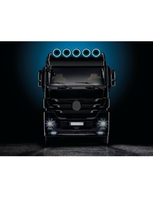 ΠΡΟΒΟΛΕΑΣ BEXTAR 10-30V 62 LED 73W 6.500Κ 6080lm ΚΑΡΦΙ ΜΕ NEON ΘΕΣΕΩΣ ΣΤΡΟΓΓΥΛΟΣ (195x205x65 mm) -1ΤΕΜ.
