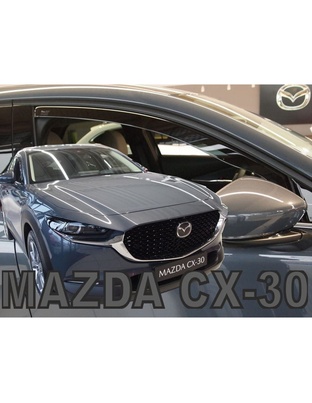 ΑΝΕΜΟΘΡΑΥΣΤΕΣ ΓΙΑ MAZDA CX-30 5D 2019+  ΖΕΥΓΑΡΙ ΑΠΟ ΕΥΚΑΜΠΤΟ ΦΙΜΕ ΠΛΑΣΤΙΚΟ HEKO - 2 ΤΕΜ.