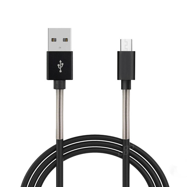 Amio – Καλώδιο Ταχείας Φόρτισης USB σε Micro USB 2.4A 100cm για Smartphone & Συσκευές Micro USB – 1 Τεμ. (01431/AM)