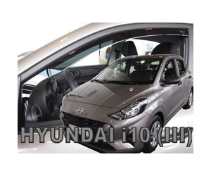 ΑΝΕΜΟΘΡΑΥΣΤΕΣ ΓΙΑ HYUNDAI i10 5D 2019+ ΖΕΥΓΑΡΙ ΑΠΟ ΕΥΚΑΜΠΤΟ ΦΙΜΕ ΠΛΑΣΤΙΚΟ HEKO - 2 ΤΕΜ.