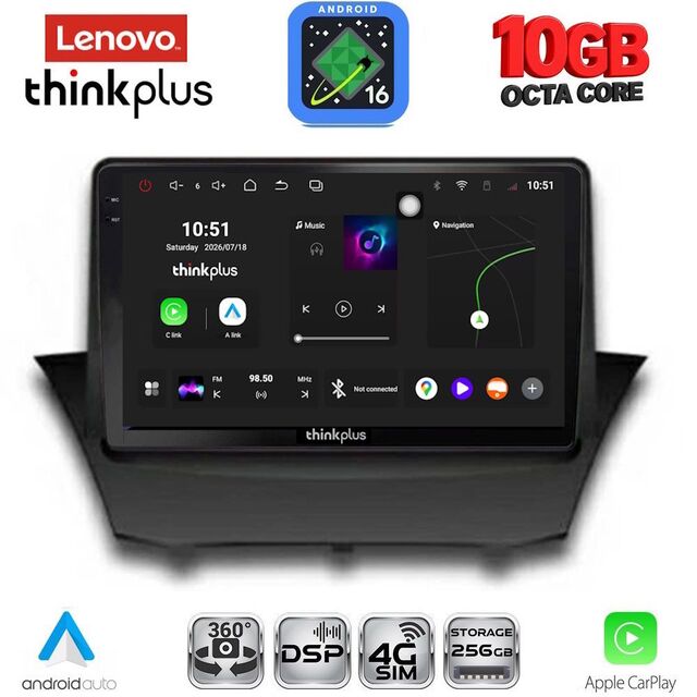 LENOVO LTM 11154A_CPA (9inc) MULTIMEDIA TABLET for FORD FIESTA mod. 2008-2017