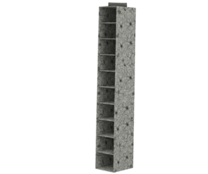 ΡΑΦΙ ΓΙΑ ΠΑΠΟΥΤΣΙΑ 10ΘΕΣΕΩΝ 30*15*120CM  JZ-06396