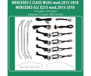 DIQ AMBIENT 8161 DCIC - BENZ C (W205)-GLC (X253) (Digital iQ Ambient Light for BENZ C (W205) - GLC (X253) mod. 2015-2018 with 16 Lights)