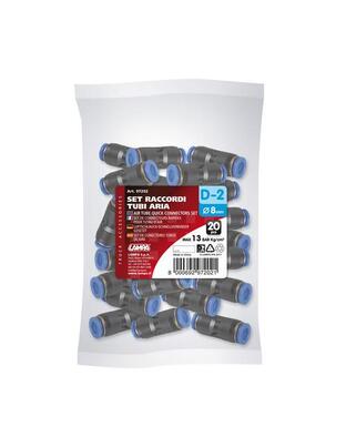 ΣΥΝΔΕΣΜΟΣ ΑΕΡΑ D-2 8mm max 13BAR 20ΤΕΜ.