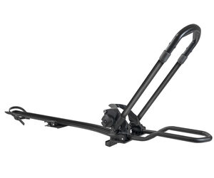 Menabo - Βάση Ποδηλάτου Οροφής Clover DX Black Δεξιά για 1 Ποδήλατο έως 25 kg, E-Bike, Fat Bike και MTB με Διπλό Αντικλεπτικό Σύστημα σε μαύρο χρώμα - 1 Τεμ. (14860/MB)