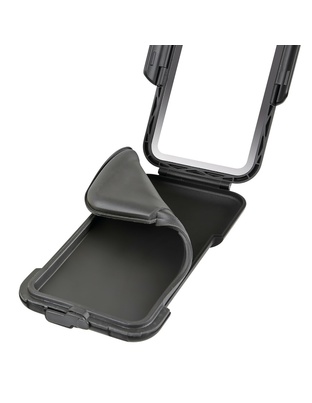 Θήκη Κινητού Hard Case της σειράς Optiline Universal Εφαρμογής για κινητά με μέγιστες διαστάσεις 78 x 165 mm, συμβατή με Βάσεις Στήριξης Κινητού Optiline για Μηχανή με σύστημα Duolock