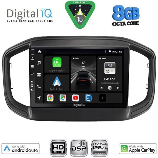DIGITAL IQ BXF 18147_CPAA (9inc) MULTIMEDIA TABLET for FIAT STRADA mod. 2020-2026