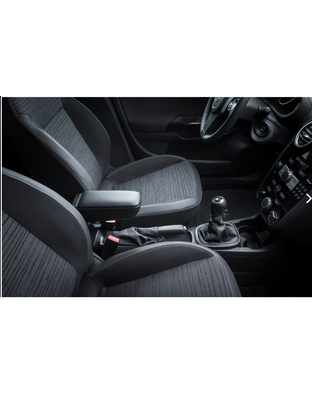 ΤΕΜΠΕΛΗΣ ΑΥΤΟΚΙΝΗΤΟΥ ARMSTER S ΓΙΑ SEAT LEON (+ ΚΑΛΩΔΙΟ 12V) 2020+  ΣΕ ΜΑΥΡΟ ΧΡΩΜΑ RATI - 1 ΤΕΜ.