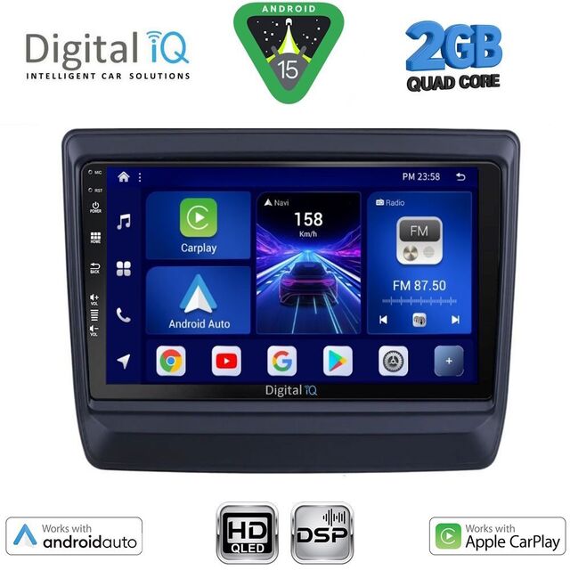 DIGITAL IQ BXC 3256_CPAA (9inc) MULTIMEDIA TABLET for ISUZU DMAX mod. 2020-2026