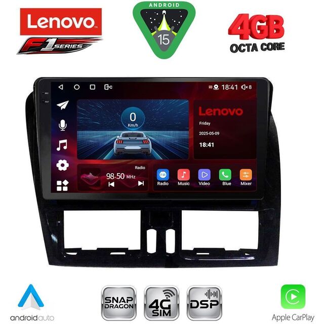 LENOVO SSQ 9787_CPA (9inc) MULTIMEDIA TABLET for VOLVO XC60 mod. 2009-2017