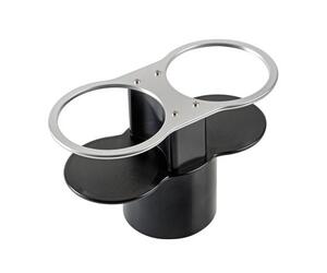 ΠΟΤΗΡΟΘΗΚΗ ΔΙΠΛΗ TWIN-HOLDER - ΘΗΚΕΣ 68 mm (ΜΕ ΒΑΣΗ 65 mm) ΤΑΦ ΠΟΤΗΡΟΘΗΚΗΣ