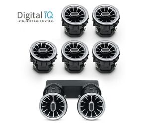 DIQ AMBIENT 8176 CD - AIR VENTS BENZ C-GLC (Digital iQ Turbine Air Vent Ambient Light Kit MERCEDES C - GLC mod. 2015-2021)