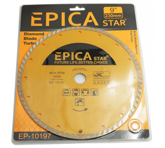 ΔΙΣΚΟΣ 9" 230mm EPICA STAR TO-EP-10197