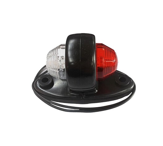 ΦΩΣ ΟΓΚΟΥ LD465 12/24V 2LED ΚΟΚΚΙΝΟ/ ΛΕΥΚΟ (ΔΙΠΛΗΣ ΟΨΗΣ) ΣΤΡΟΓΥΛΛΟ 1ΤΕΜ.