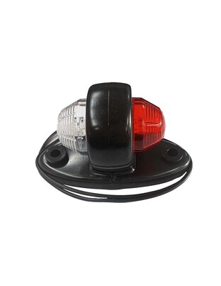 ΦΩΣ ΟΓΚΟΥ LD465 12/24V 2LED ΚΟΚΚΙΝΟ/ ΛΕΥΚΟ (ΔΙΠΛΗΣ ΟΨΗΣ) ΣΤΡΟΓΥΛΛΟ 1ΤΕΜ.