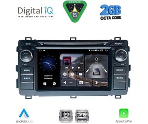 DIGITAL IQ BLE 308_CPA (7" DECK) MULTIMEDIA OEM for TOYOTA AURIS mod. 2012-2015