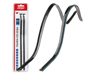 Amio – Ταινία LED COB 12V Μπλε 2x30cm Flexible Πλαϊνού Φωτισμού για Σήμανση & Dynamic Look – Σετ 2 Τεμ. (04578/AM)